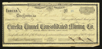 Certificate with black ink shows intricate bordering, lettering, and signatures